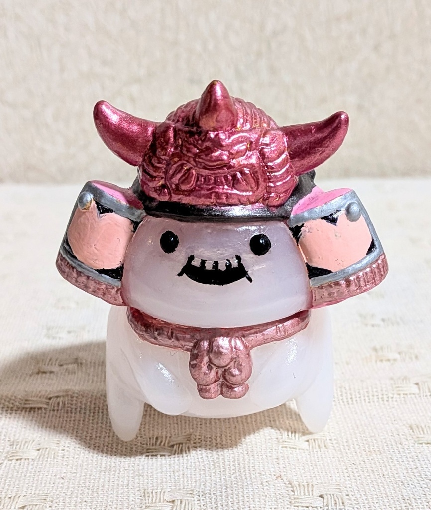 松村魂オリジナルソフビ「兜の妖精キャスキィ」カスタム作品