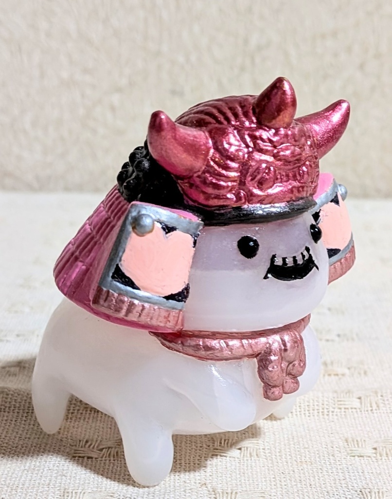 松村魂オリジナルソフビ「兜の妖精キャスキィ」カスタム作品