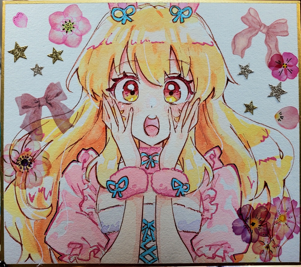 ｱﾆﾏﾙいちごミニ色紙