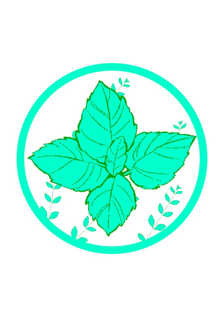 ピアンタ庭園キャラクターアクリルスタンド【ミント】