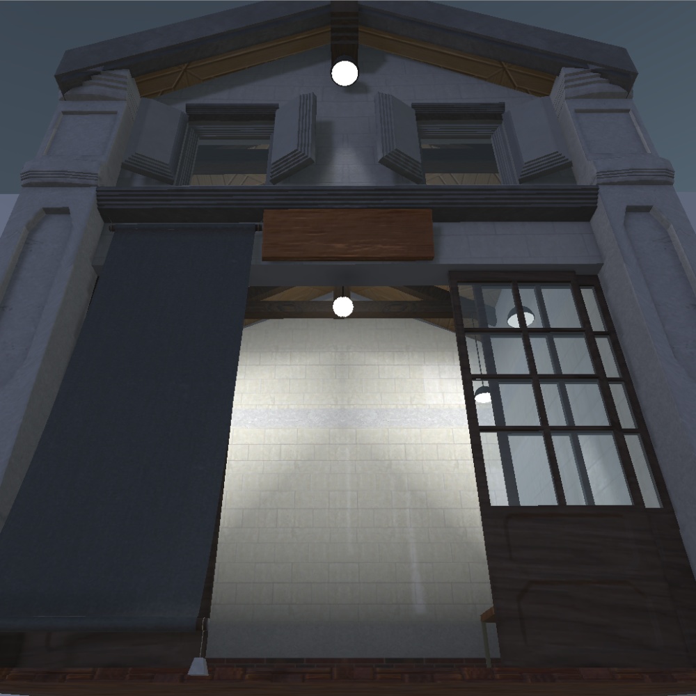 土蔵改装店舗風 建物モデル