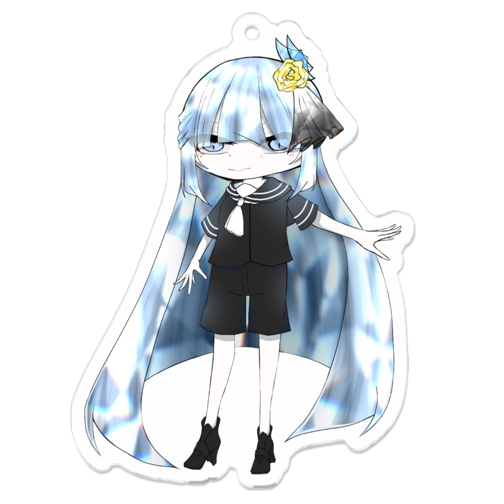 【綺羅の国】スカイブルーダイアモンド アクキー