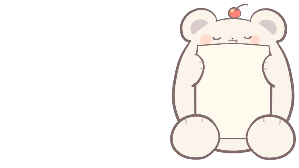 【商用利用可】かわいい配信オーバーレイ素材【くま・白くま】