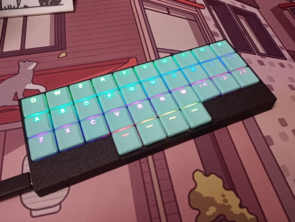 「シン禊」薄型オーソリニア34キーボードキット