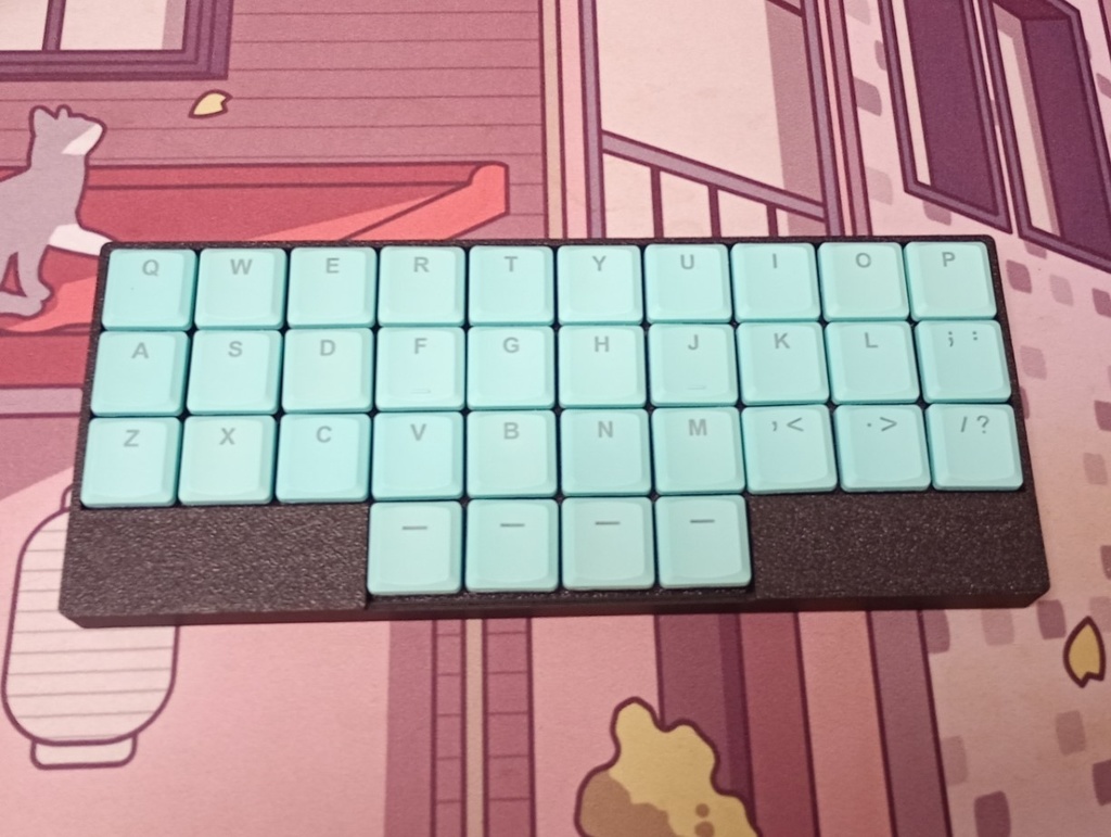 「シン禊」薄型オーソリニア34キーボードキット