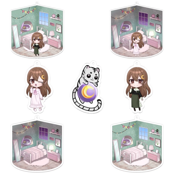 アクリルキーホルダー 全7種