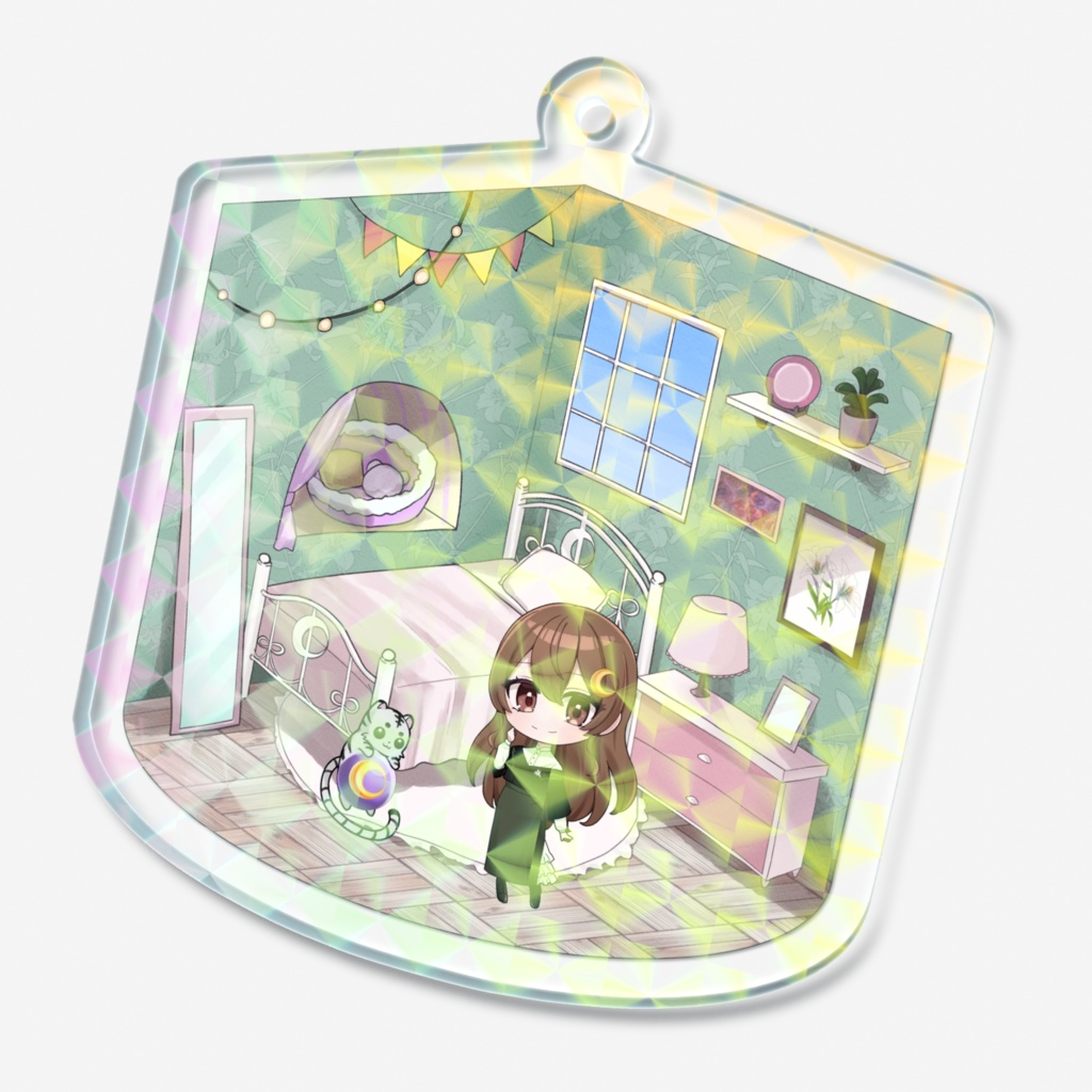 ミニホログラムアクキー