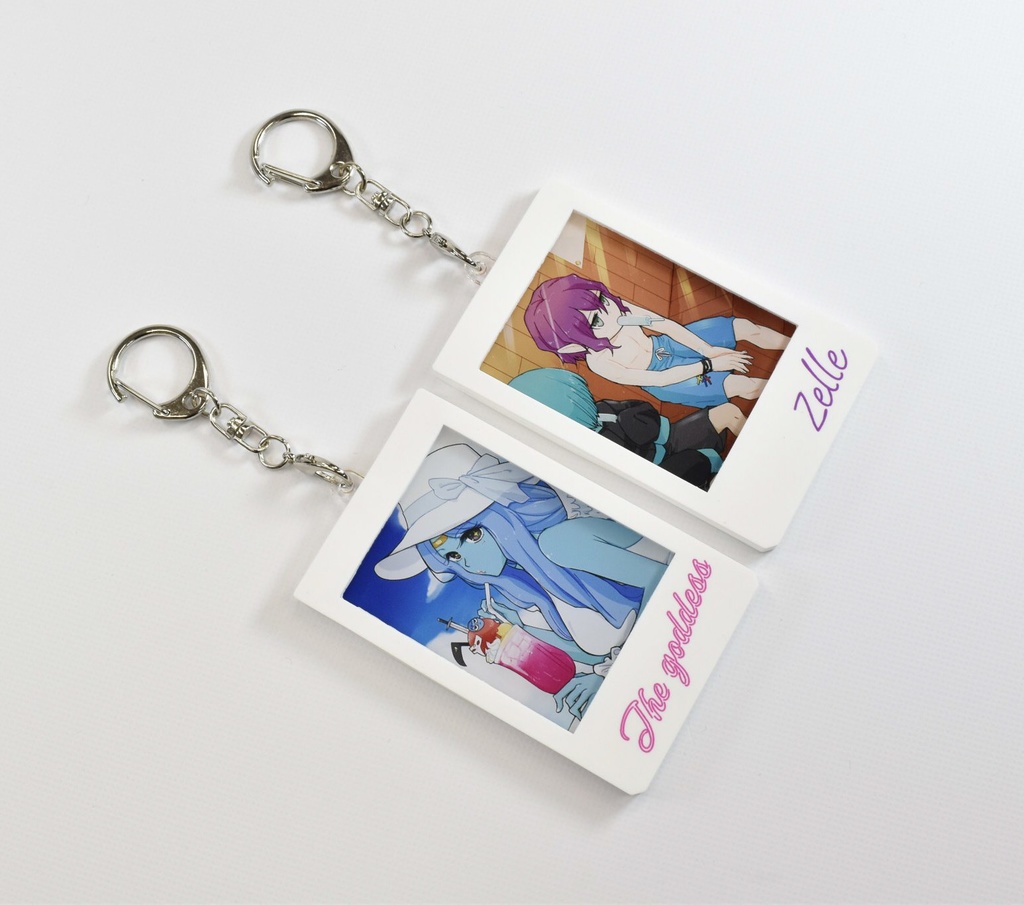 つぇれ夏フォト風アクリルキーホルダー