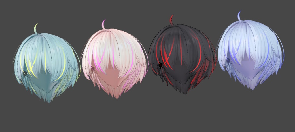 【Unisex Short cut専用/無料】グラデーション&メッシュの変更