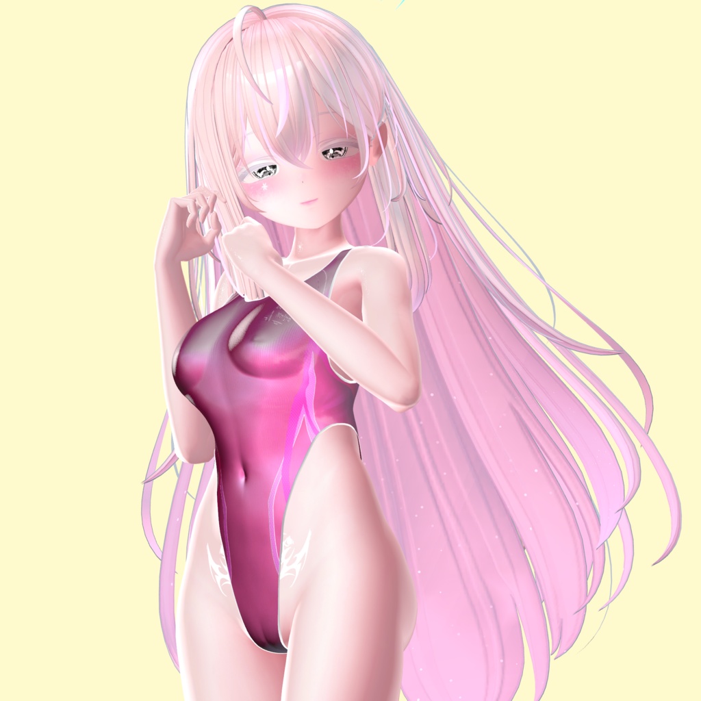 【Soft Long Hair専用/無料あり】グラデーション&メッシュの変更