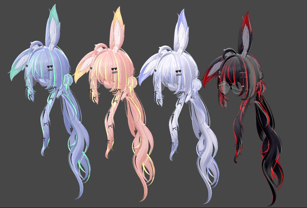 【♥ Kismet_Hair ♥専用】グラデーション&メッシュの変更