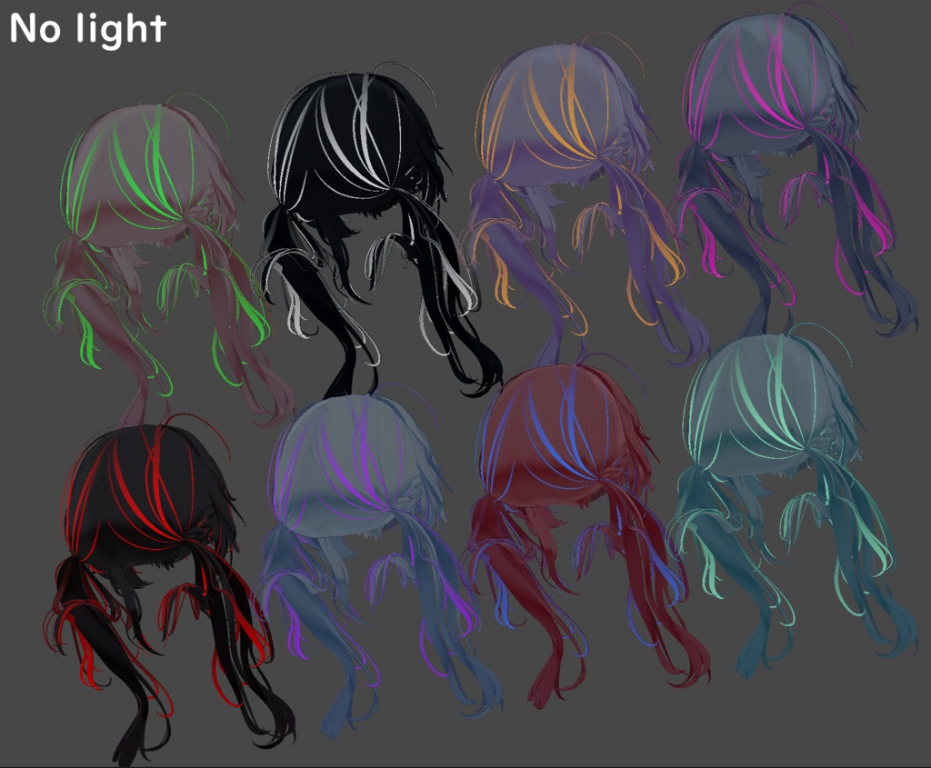 【♥ Muffin_Hair ♥専用】グラデーション&メッシュの変更