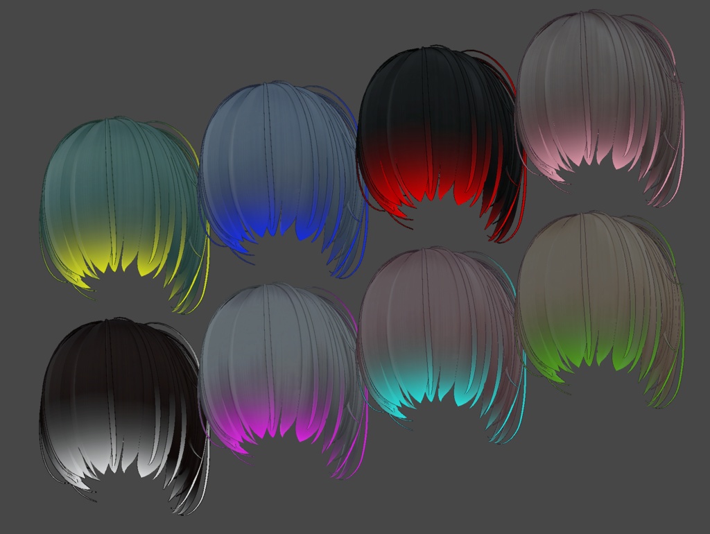 【Coco Hair専用】グラデーション&メッシュの変更