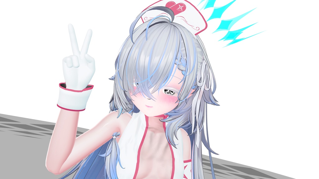 【Rough Long Hair専用】グラデーション&メッシュの変更