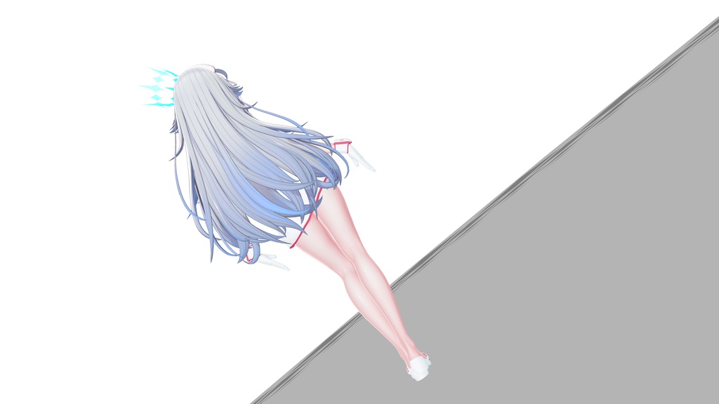 【Rough Long Hair専用】グラデーション&メッシュの変更