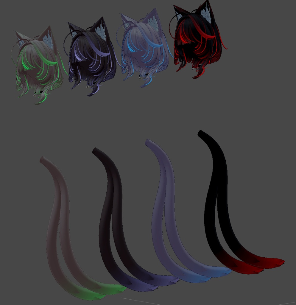 【Serene_Hair専用】グラデーション&メッシュの変更