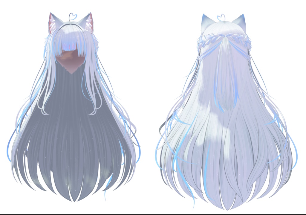 【猫ロングヘア専用】グラデーション&メッシュの変更