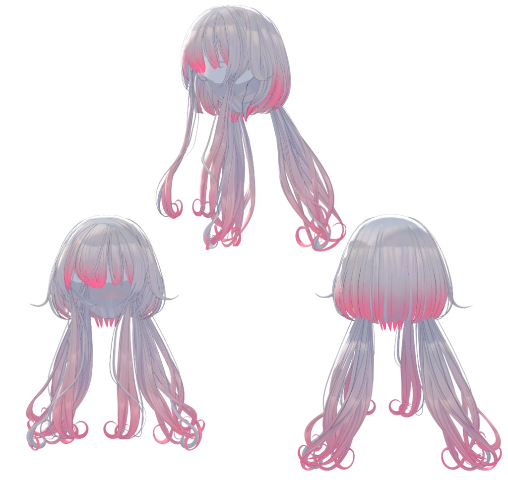 【Celestial Tear Hair専用】グラデーション&メッシュの変更