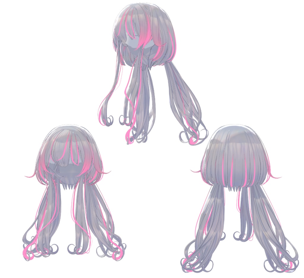 【Celestial Tear Hair専用】グラデーション&メッシュの変更