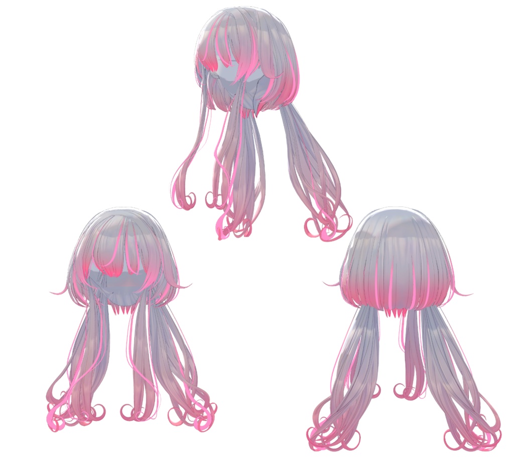 【Celestial Tear Hair専用】グラデーション&メッシュの変更