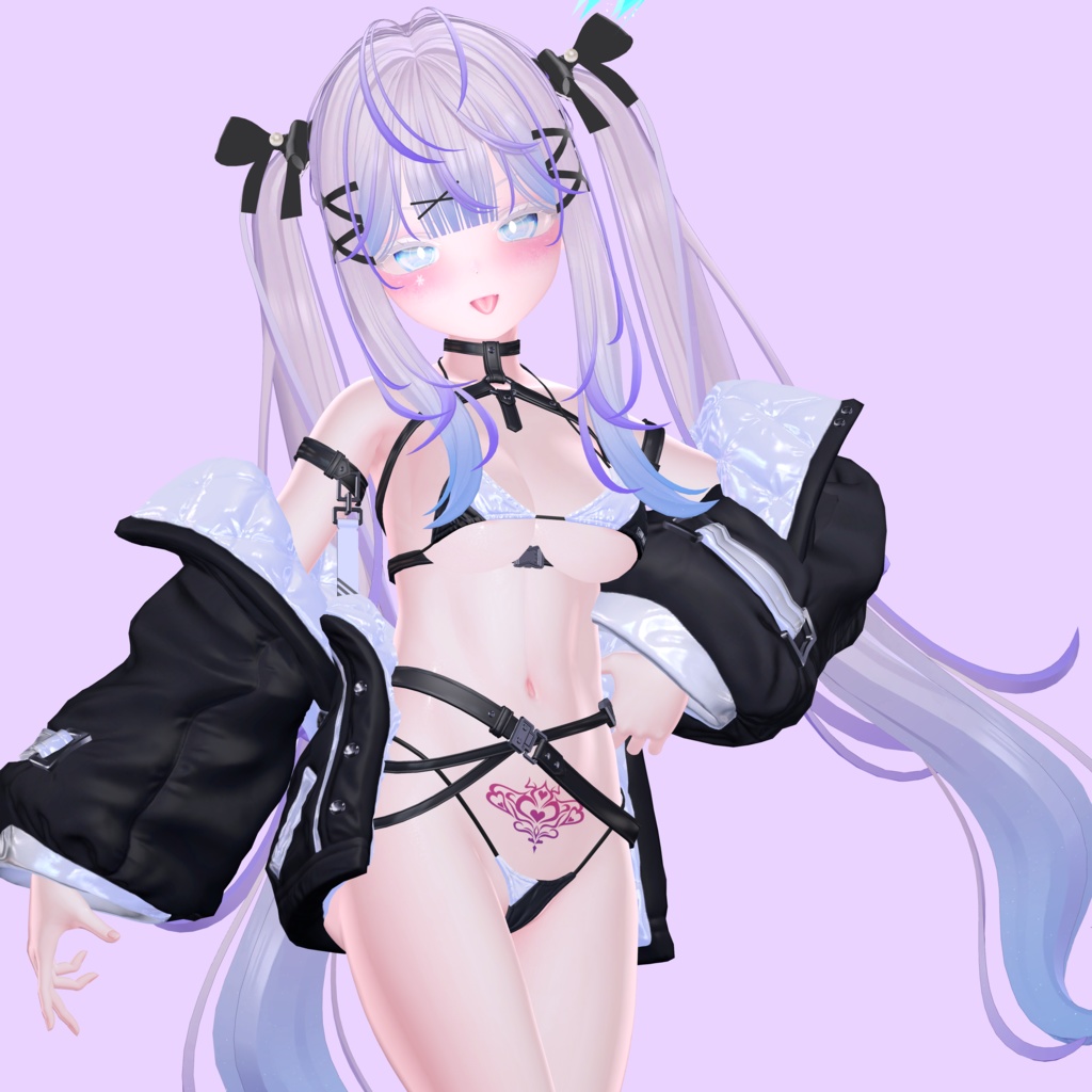 【Vanilla_Hair専用】グラデーション&メッシュの変更
