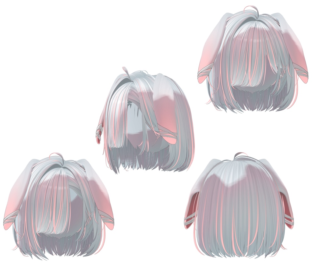 【犬ボブヘア専用】グラデーション&メッシュの変更