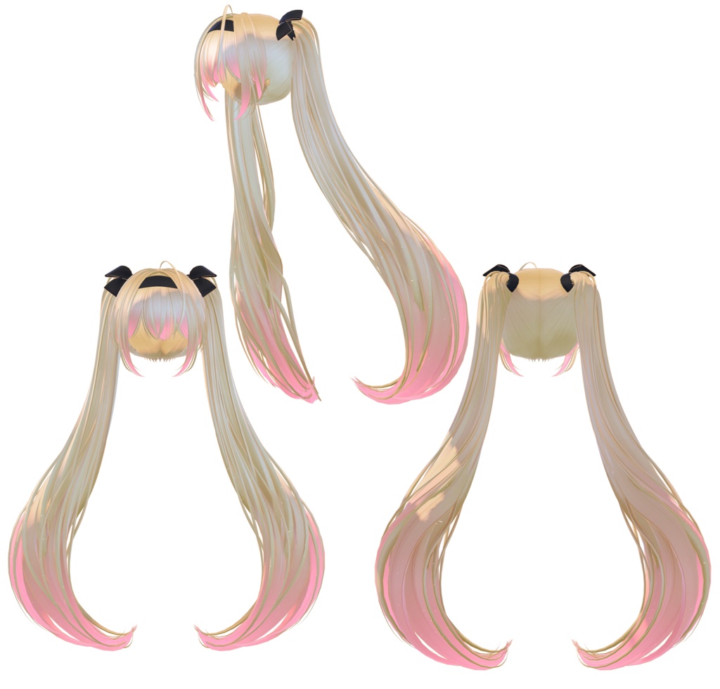 【Clover Hair専用】グラデーション&メッシュの変更