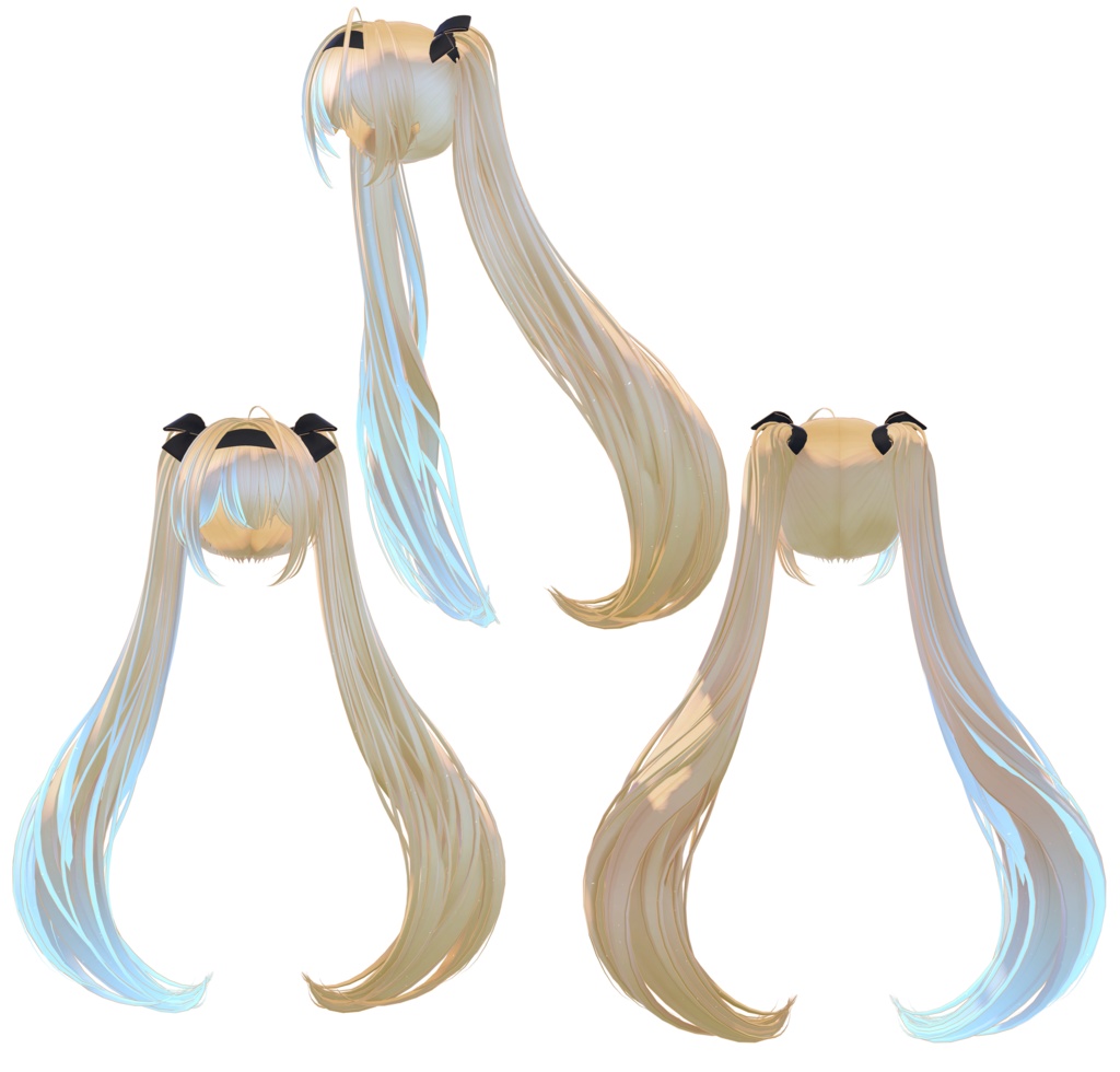 【Clover Hair専用】グラデーション&メッシュの変更