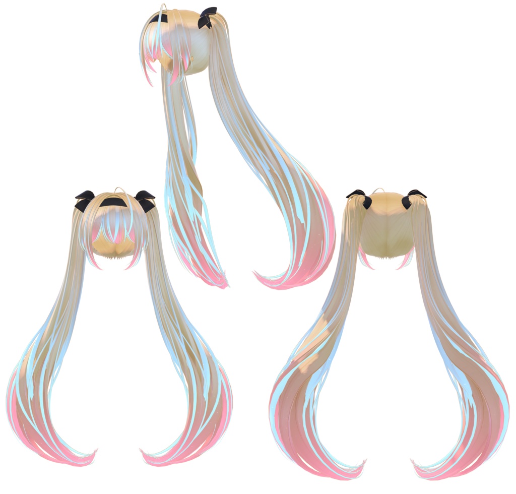 【Clover Hair専用】グラデーション&メッシュの変更