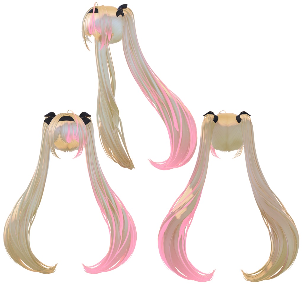 【Clover Hair専用】グラデーション&メッシュの変更