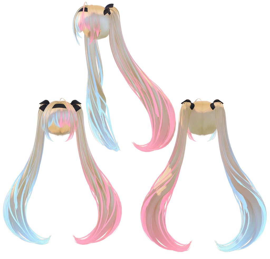 【Clover Hair専用】グラデーション&メッシュの変更