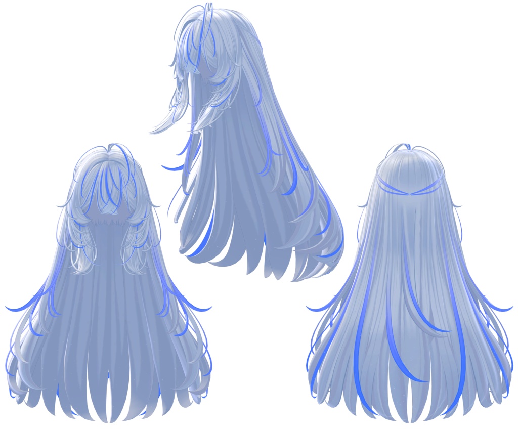 【Lumi_Hair専用】グラデーション&メッシュの変更