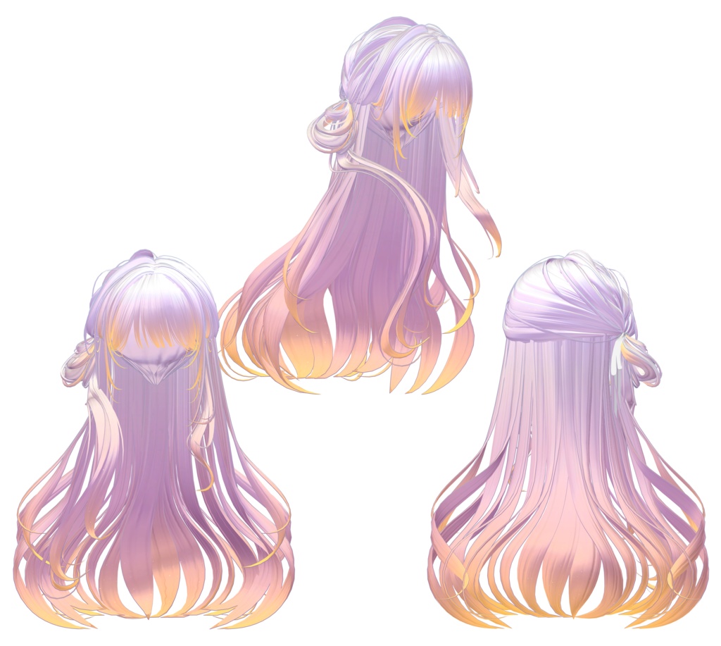 【FrenchBraidHair専用】グラデーション&メッシュの変更