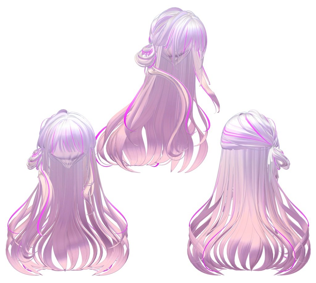 【FrenchBraidHair専用】グラデーション&メッシュの変更