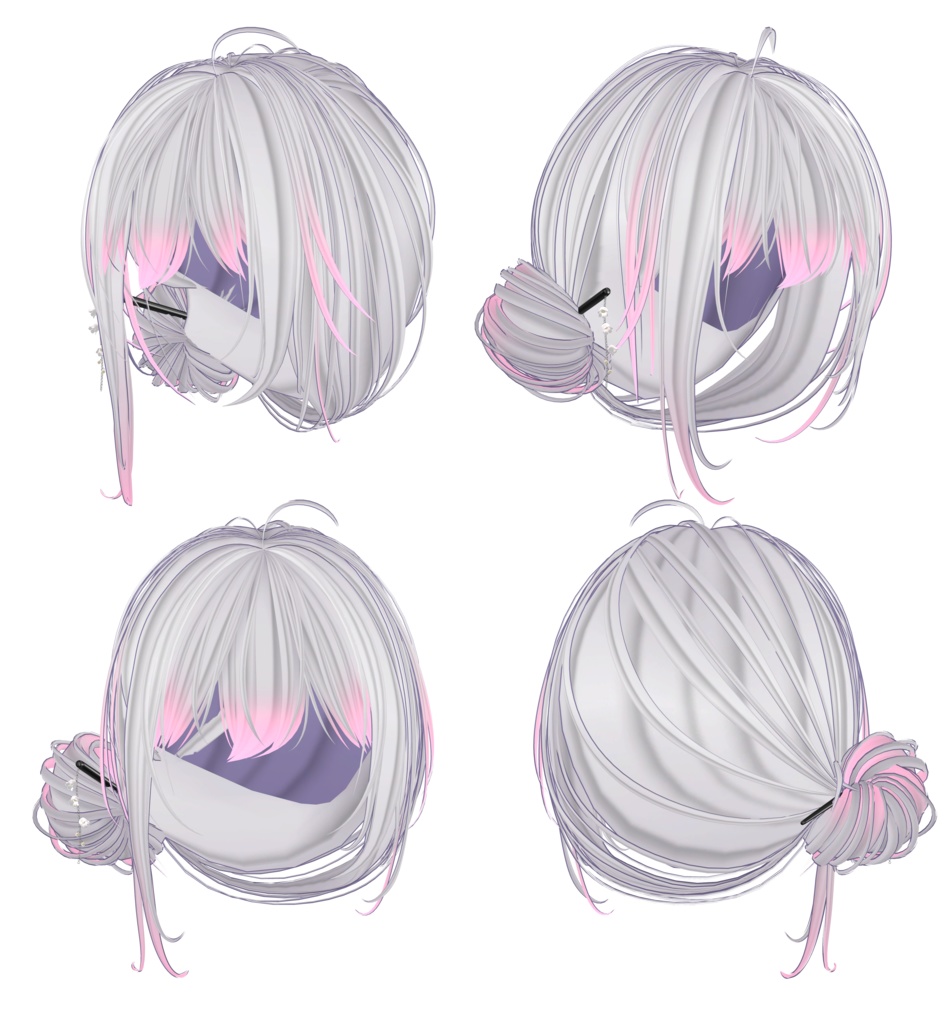 【Sumire Bun Hair専用】グラデーション&メッシュの変更