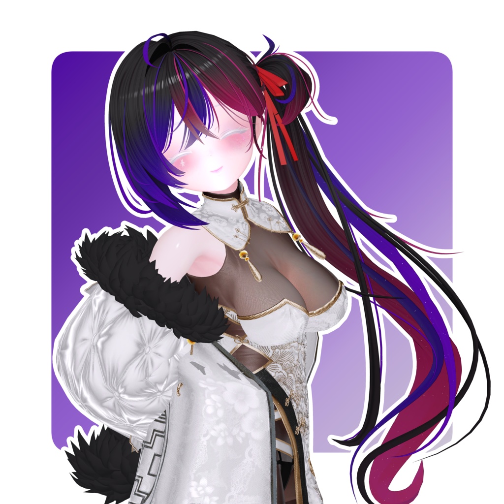 【小悪魔サイドテール専用】グラデーション&メッシュの変更