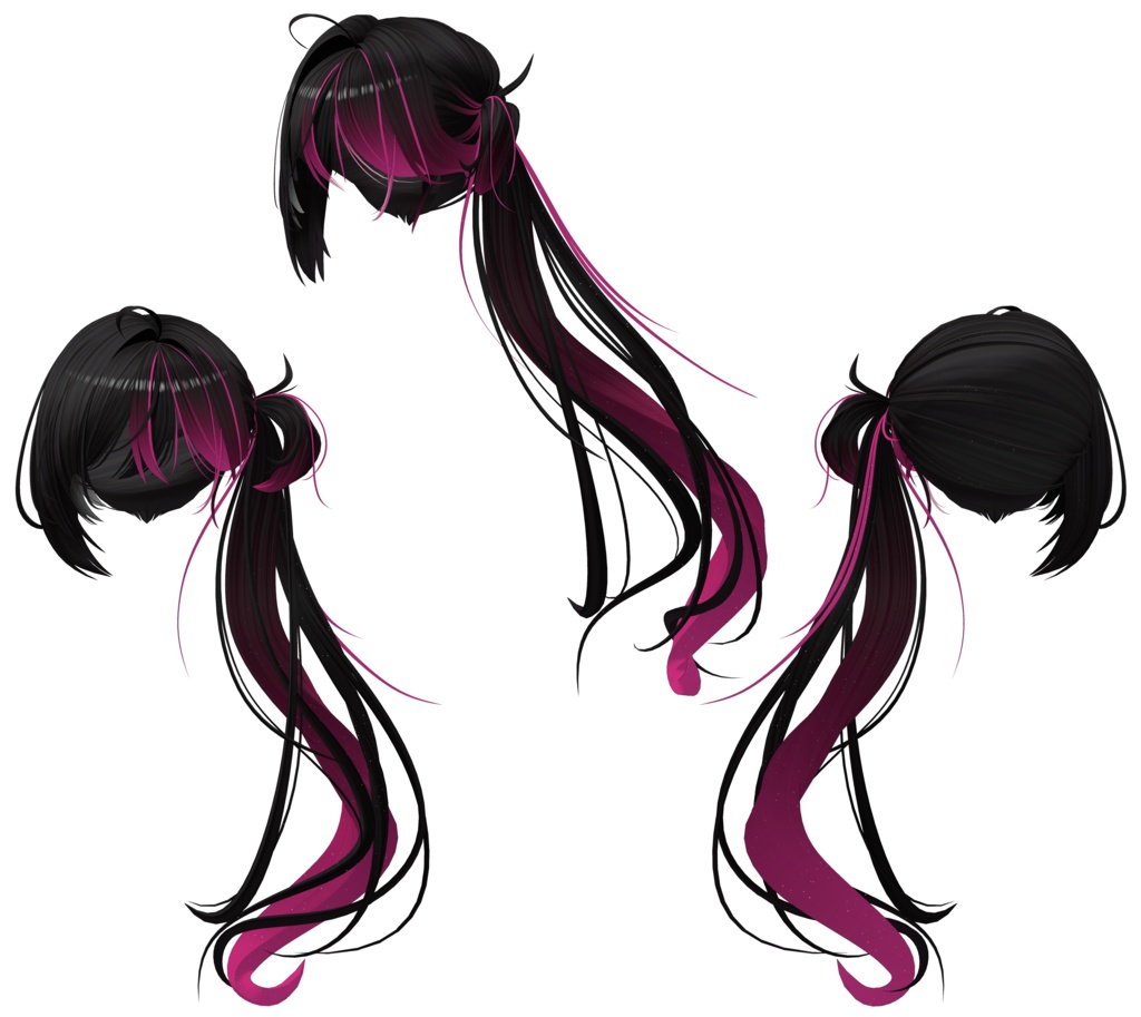 【小悪魔サイドテール専用】グラデーション&メッシュの変更