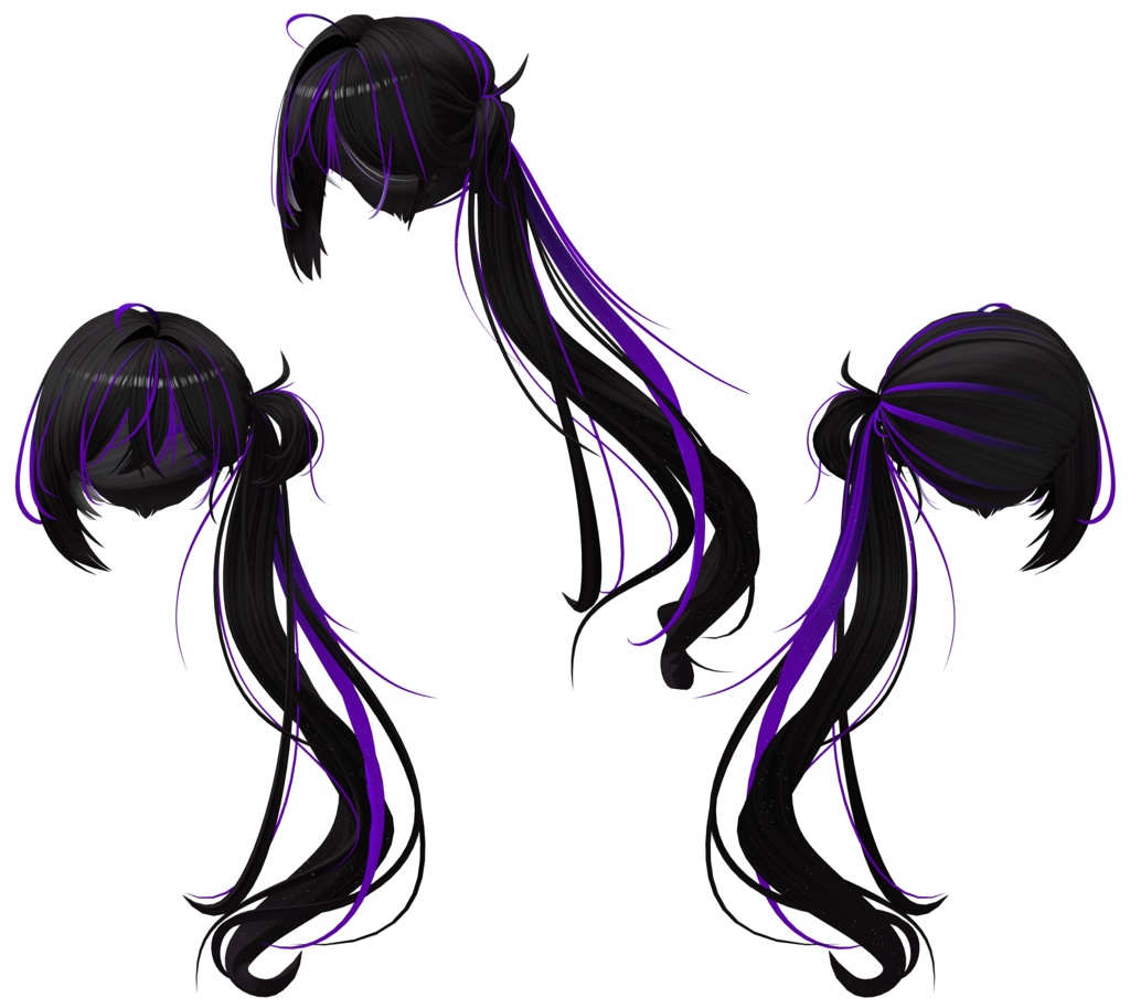 【小悪魔サイドテール専用】グラデーション&メッシュの変更