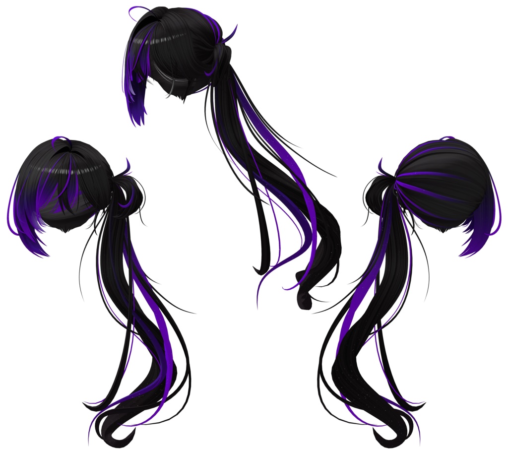 【小悪魔サイドテール専用】グラデーション&メッシュの変更