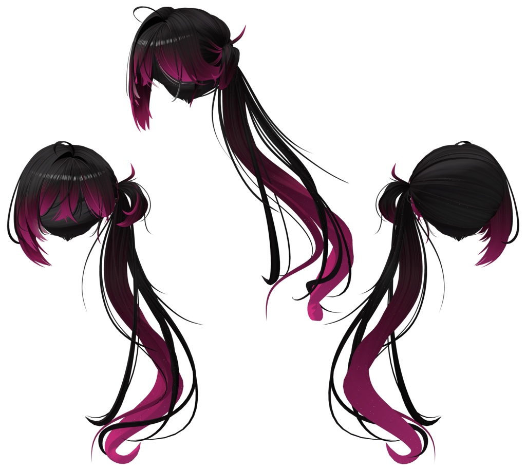 【小悪魔サイドテール専用】グラデーション&メッシュの変更