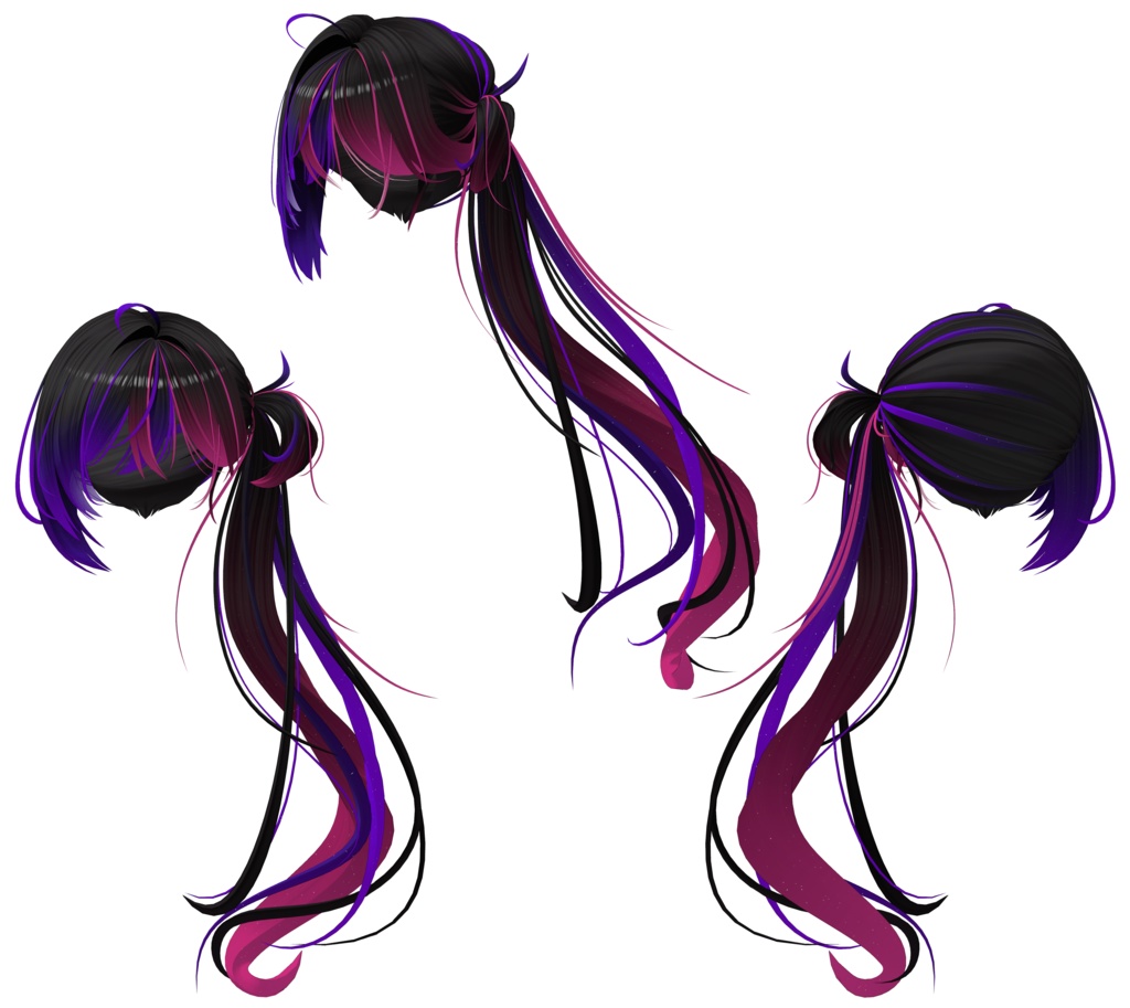 【小悪魔サイドテール専用】グラデーション&メッシュの変更