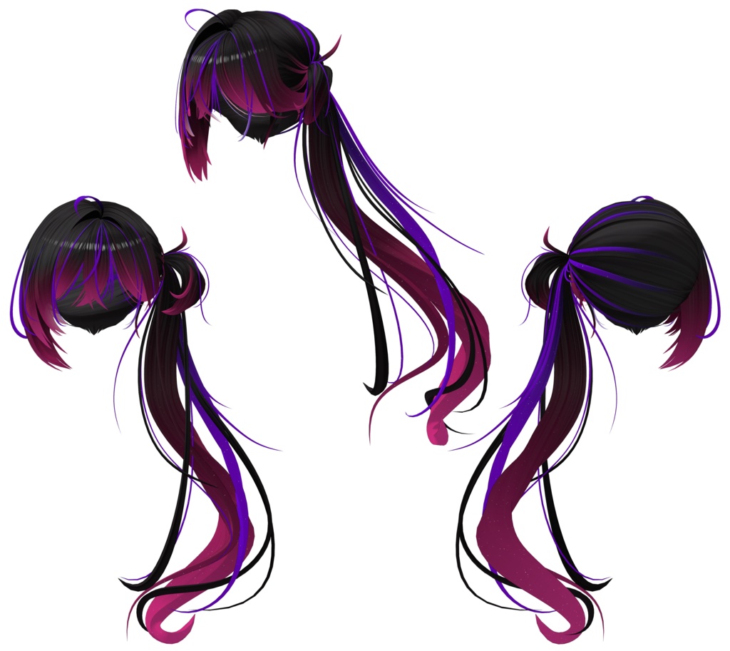 【小悪魔サイドテール専用】グラデーション&メッシュの変更