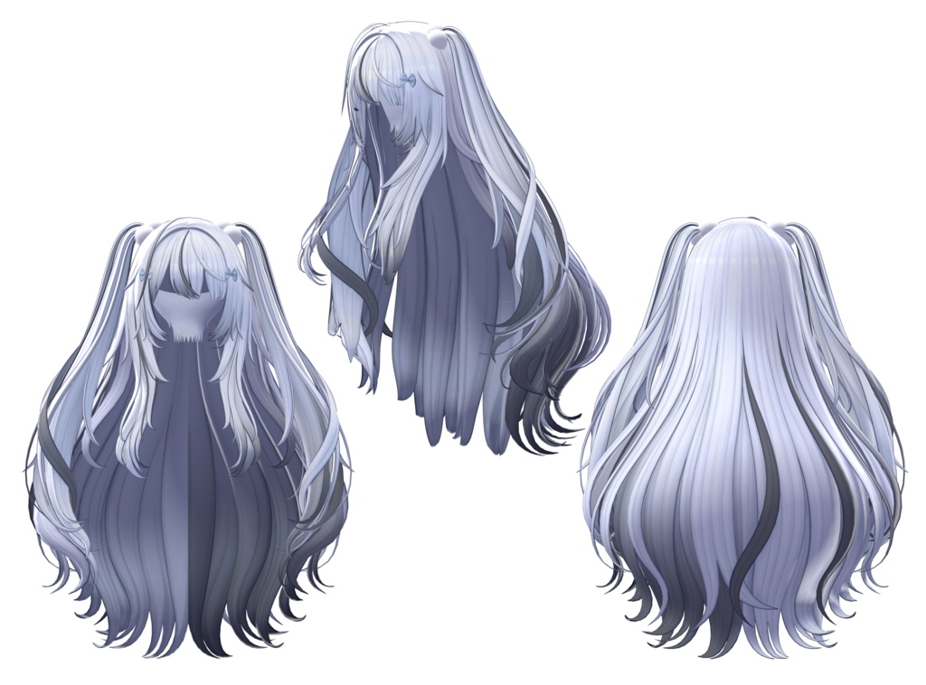 【♡⑅ ConyBuny Hair ⑅♡専用】グラデーション&メッシュの変更