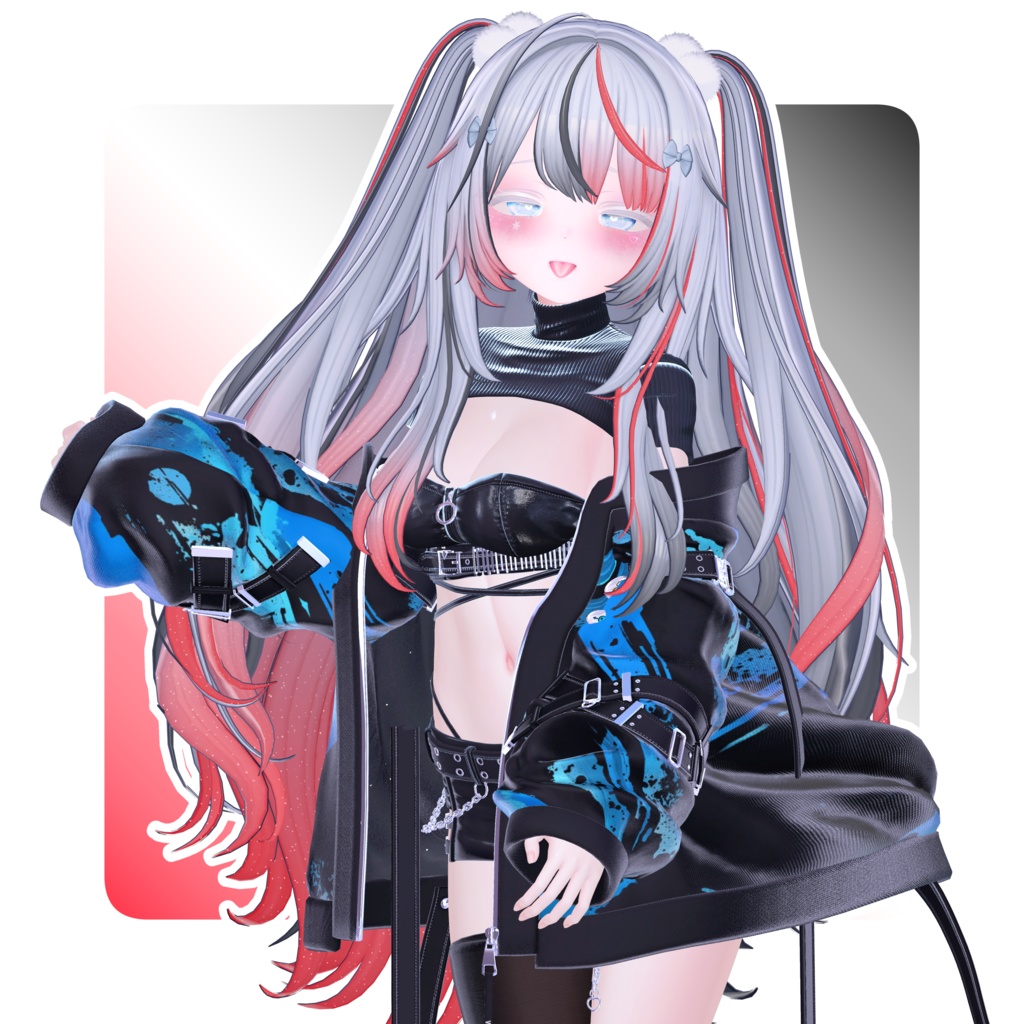 【♡⑅ ConyBuny Hair ⑅♡専用】グラデーション&メッシュの変更