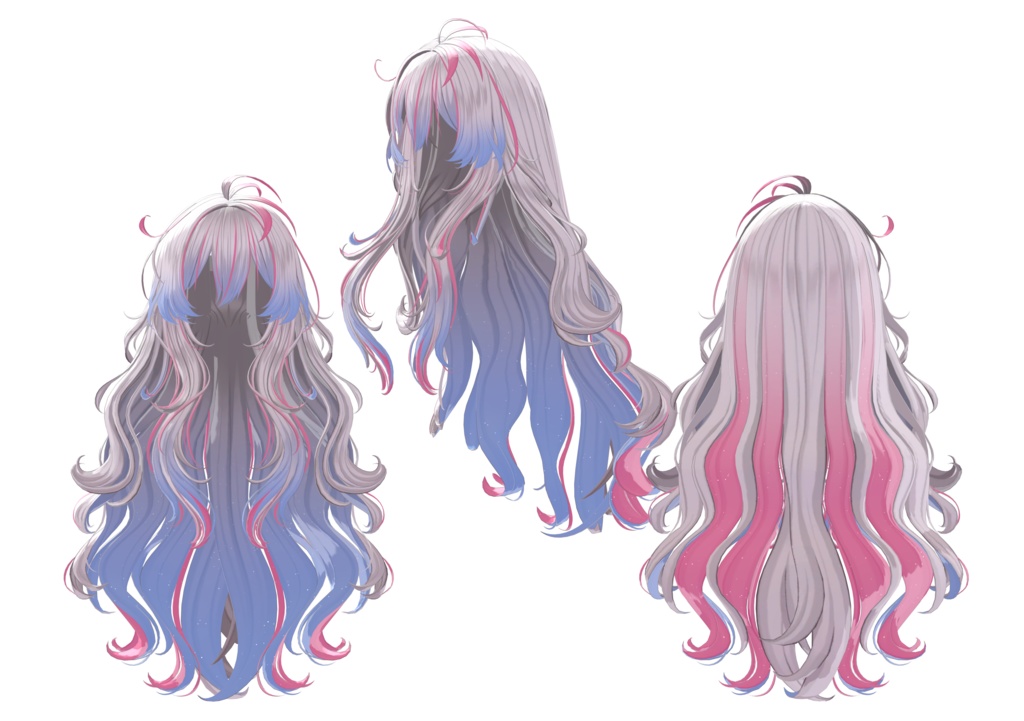 【♥ Meloa_Hair ♥専用】グラデーション&メッシュの変更