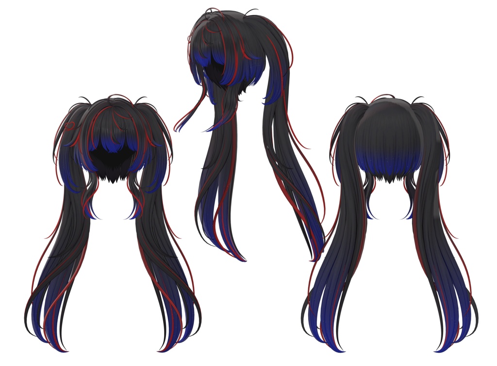 【♡⑅ Komori Hair ⑅♡専用】グラデーション&メッシュの変更