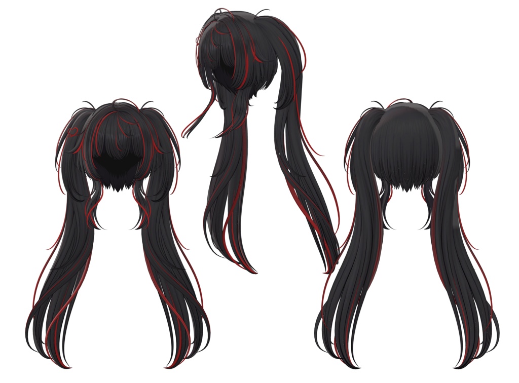 【♡⑅ Komori Hair ⑅♡専用】グラデーション&メッシュの変更