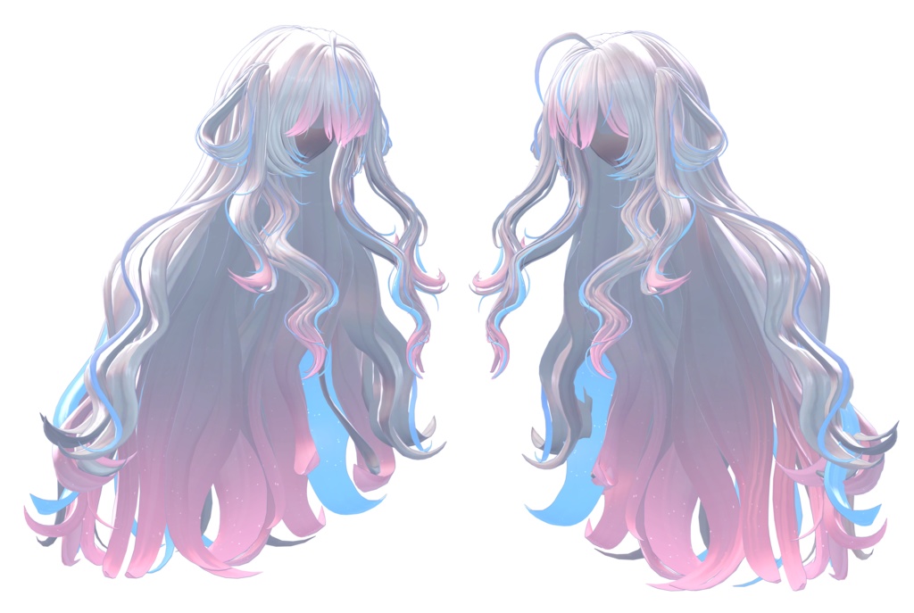 【◈Fluffy Hair◈専用】グラデーション&メッシュの変更