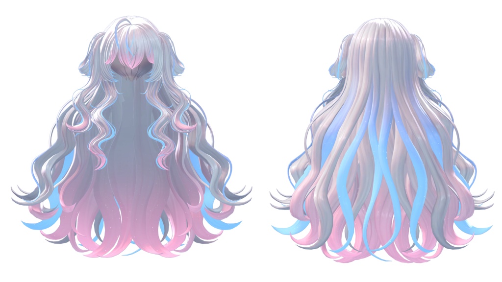 【◈Fluffy Hair◈専用】グラデーション&メッシュの変更