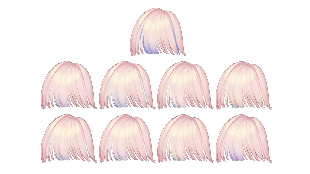 【フィユエ専用】グラデーション&メッシュの変更